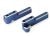 Servohouder stuur 6061-T6 aluminium blauw v&r