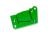 Motorplaat aluminium groen