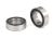Kogellager 6x10x3mm met rubberen afdichting zwart (2)