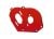 Magnum 272R motorplaat 6061-T6 aluminium rood 4mm