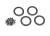 Beadlock ring 2.2 aluminium zwart met schroeven (4)