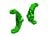 C-Hubs 6061-T6 aluminium groen l/r