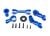 Servo saver deflection aluminum blue