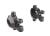 Steering lever 6061-T6 aluminum dark titanium anodized l/r +KT