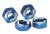 Stuurwiel 6061 T-6 aluminium blauw 14mm (4)