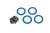 Beadlock ring 1.9 aluminium blauw met schroeven (4)