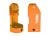 Stuurhendelhouder 30° 6061-T6 aluminium oranje l&r