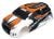 Carrosserie 1/18 Rally oranje met sticker