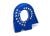 Motorplaat 6061-T6 aluminium blauw