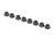 Stopmoer met flens zwart 3mm (8)