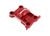 Gearbox cover aluminum red