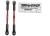 Draadstangset aluminium rood l/r (2)