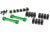 Wishbone houder aluminium groen met inzetstukken v/h