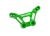 Shocktower 6061-T6 aluminium voorkant groen