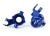 Stuurhendel 6061-T6 aluminium blauw l/r