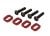 Motorsteun ringen aluminium rood (4)