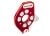 Motorplaat 6061-T6 aluminium rood