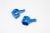 ALLOY FRONT KNUCKLE - 1PR blue GPM TRX 1/10 RUSTLER VXL BANDIT