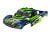 Body Slash 4x4 groen/blauw met sticker