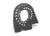 Motorplaat 6061-T6 aluminium antracietgrijs