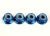 Stopmoer met flens aluminium blauw 5mm (4)