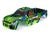 Body Stampede VXL groen/blauw met sticker