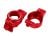caster blocks front aluminum red