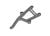 Chassis support 6061-T6 aluminum gray