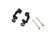 ALLOY C-HUB - 1PR black GPM TRX 1/10 RUSTLER VXL BANDIT