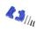 Caster-Blocks HD l/r blue for TRX9182