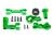 Servosaver afbuiging aluminium groen