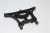 ALLOY REAR DAMPER MOUNT - 1SET black GPM TRX 1/10 RUSTLER VXL BANDIT