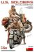 1/35 U.S. SOLDIERS WITH WLA MOTORCYCLES WWII