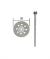 DIAMANT DOORSLIJPSCHIJF Ø 20 MM, MET KOELGATEN + HOUDER
