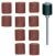 SCHUURBANDJES K 120, 10 ST. + HOUDER