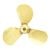 BRASS PROPELLER 20-R-3BL-M2