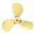 BRASS PROPELLER 20-L-3BL-M2