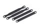 Camberbar set fix zwart v&h