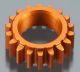 Threaded Pinion 18T x 12mm mod1 -Orange