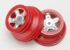 SCT velgen satijn chroom/rood 12mm (2)