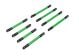 Ophangschakel 6061-T6 aluminium groen compleet