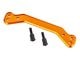 Stuurplaat 6061-T6 aluminium oranje met schroeven