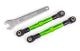 Toespoorstang 7075-T6 aluminium groen 75mm voor l/r
