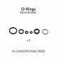 Black O-Ring for Airbrushes for GHAD-39/ 