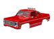 Body TRX-4M High Trail Chevy K10 red complete