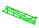 Zijplaten wheelie bar aluminium groen (2)