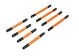 Ophangschakel 6061-T6 aluminium oranje compleet