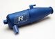 Resonator uitlaatset afgestemd aluminium blauw voor TRX 2.5/R