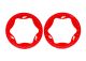 Beadlock-Ringe hi rot