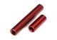 aluminum central drive shafts red